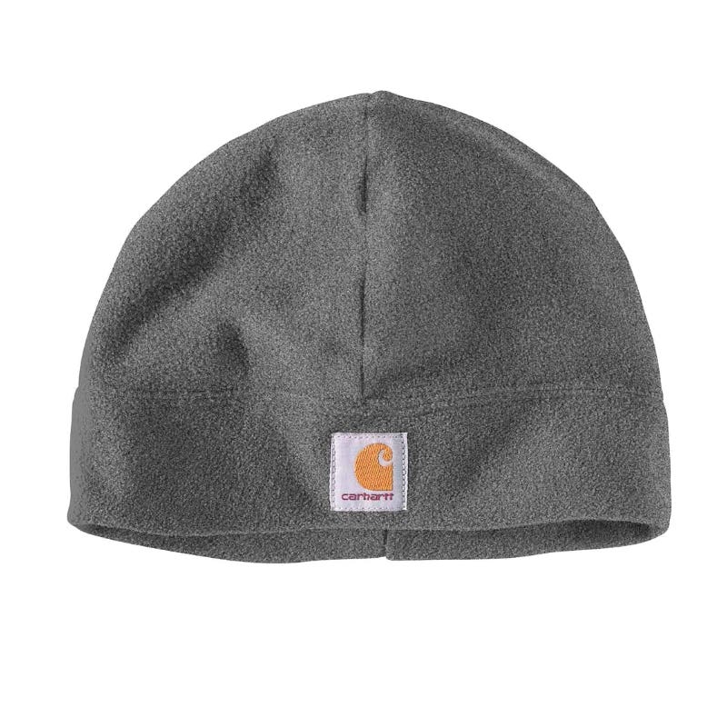Carhartt Hat, Men's, One-Size, Polyester Fleece, Charcoal Heather