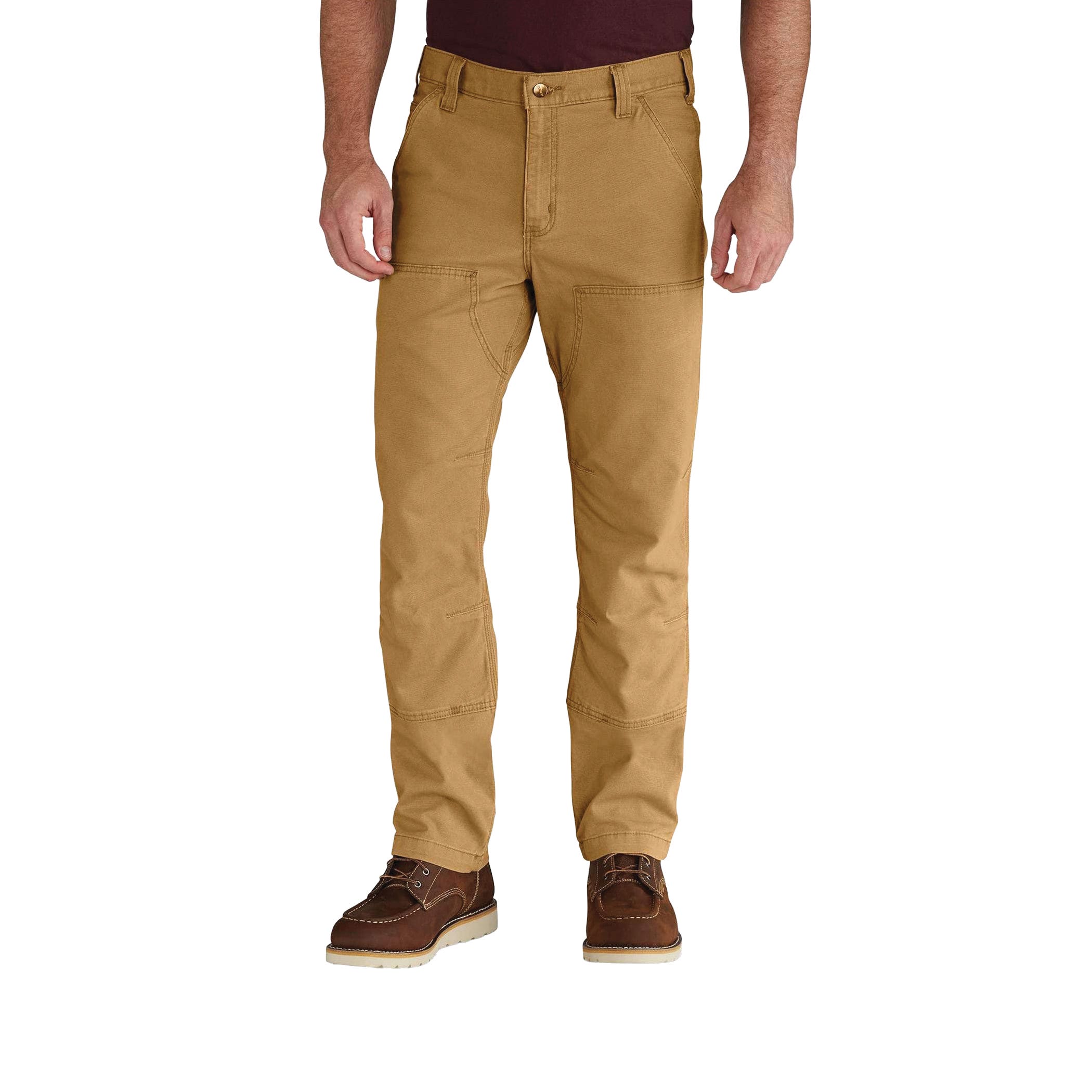 Carhartt 102802-91830 34A Rigby Pants, 34 in, 30 in Inseam, Hickory, Relaxed Fit, 8 oz Fabric