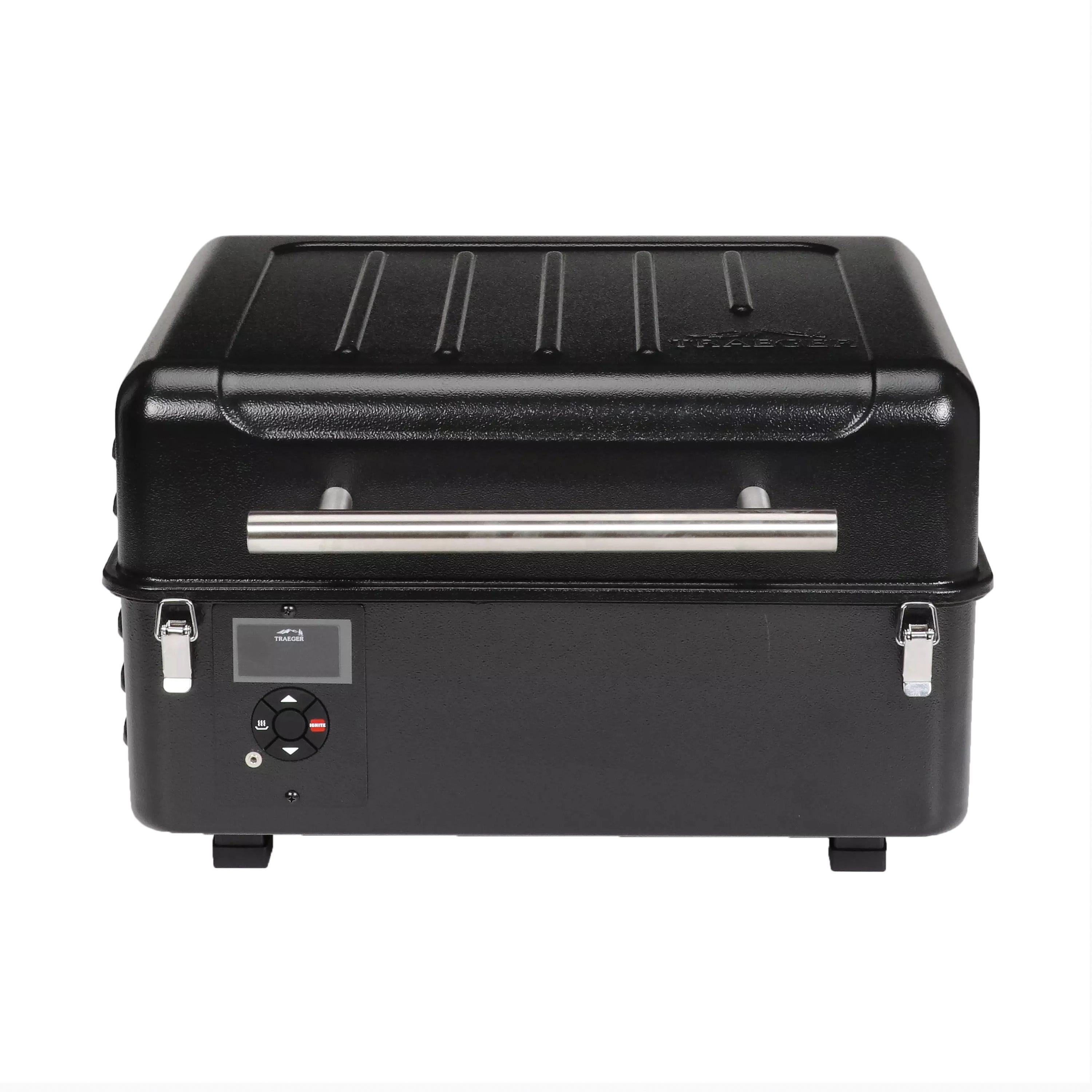 Traeger Ranger Portable Pellet Grill 36000 BTU 184 sq in Primary Cooking Surface Steel Body Black