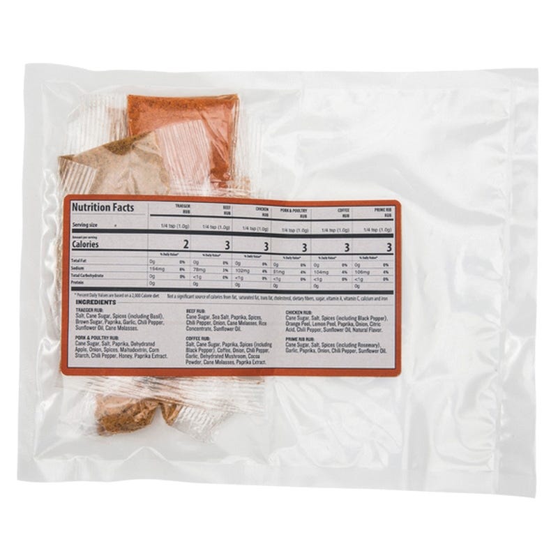 Traeger BBQ Rub and Spices Sampler Kit, 3.9 oz