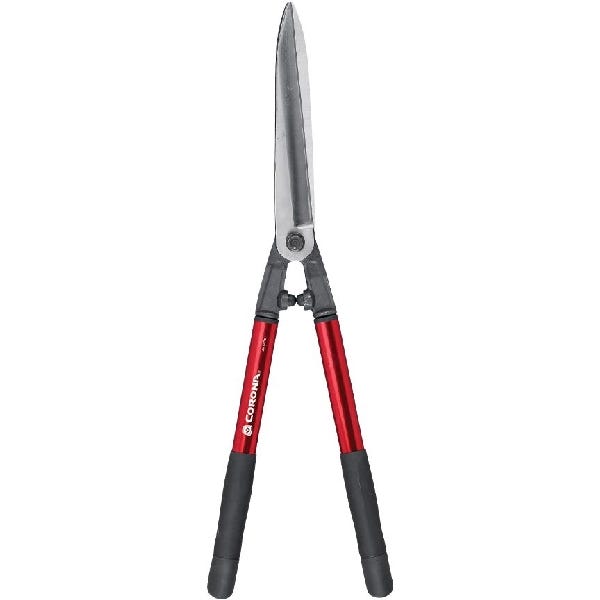 CORONA Hedge Shear, Serrated Blade, 10-1/2 in L Blade, Steel Blade, Aluminum Handle, 26-3/4 in OAL