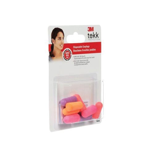 3M Disposable Ear Plugs 32 dB NRR Foam Assorted Colors