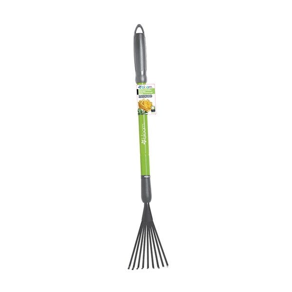 Bloom Shrub Rake, Steel Handle, Telescopic Handle, 25 to 37 in L Handle