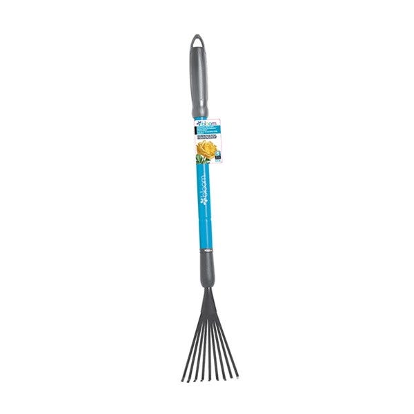 Bloom Shrub Rake, Steel Handle, Telescopic Handle, 25 to 37 in L Handle