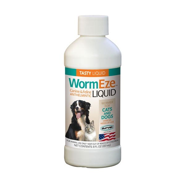 Durvet 001-0545 WormEze Liquid, Liquid, 8 oz Bottle