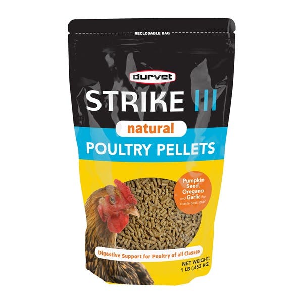 Durvet DT163 Strike III Natural Pellet, Pellet, 1 lb Bag