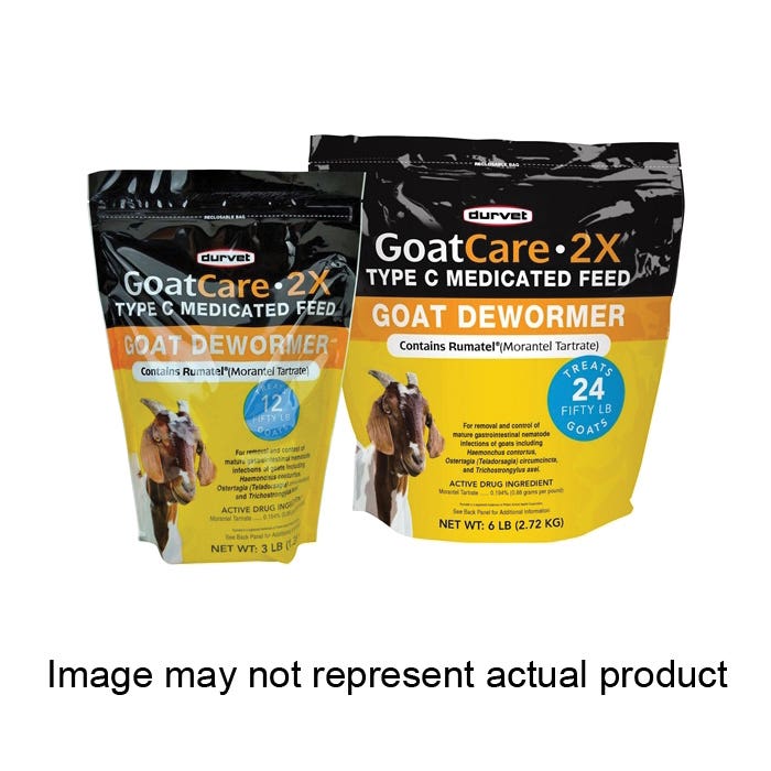 Durvet GoatCare 2X Dewormer, 3 Lb. Bag