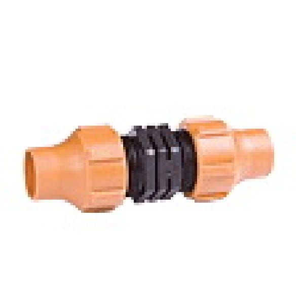 DIG Universal Coupling, 1/2 in Connection, Screw On, Plastic, Black/Brown