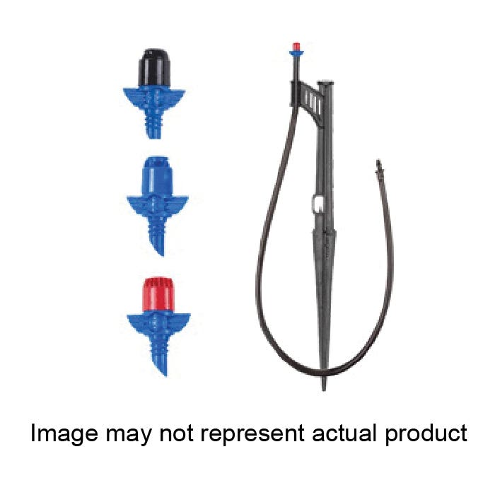 DIG Spray Jet, 1/4 in Connection, Half Circle, 13.4 gph, Black/Blue, Part-Circle