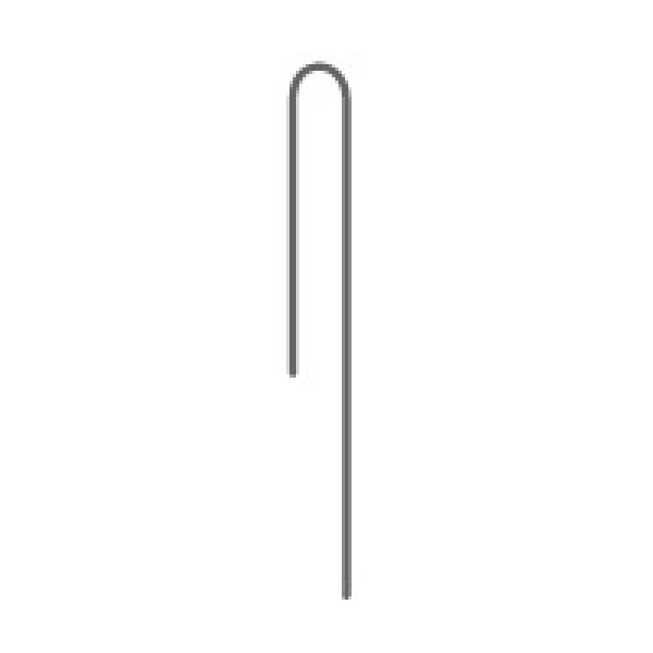 DIG J Stake, 8 in L, 1/2 in Connection, Plastic