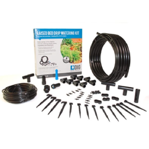DIG Bed Drip Kit, Black, 52-Piece