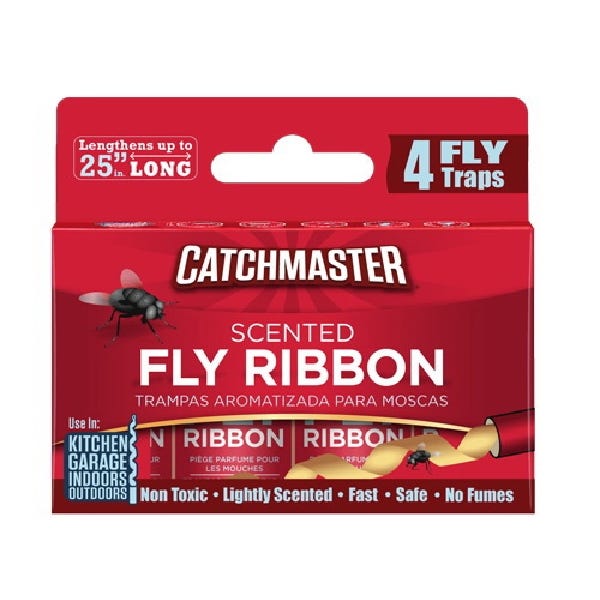 Catchmaster Scented Bug & Fly Ribbon 4 Pack