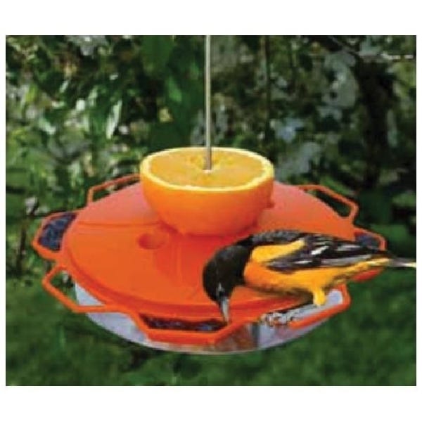 Audubon Bird Feeder, Classic, 16 oz Nectar, 3 oz Jelly, 1 Orange Half, Fruits, Jelly, Nectar, 8-Port/Perch