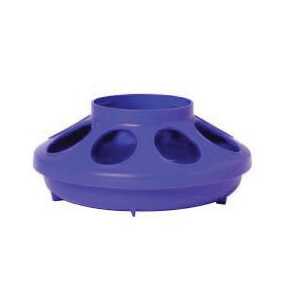 Little Giant Poultry Feeder Base Purple 1 qt