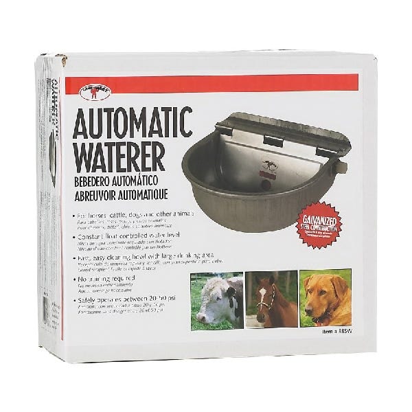 Miller 88SW Waterer, Steel, Fence/Wall Mounting