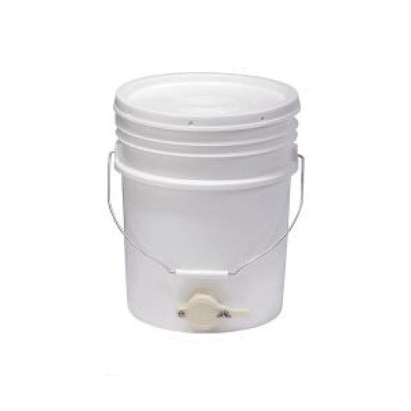 Little Giant BKT5 Bucket, 5 gal Volume, HDPE, White
