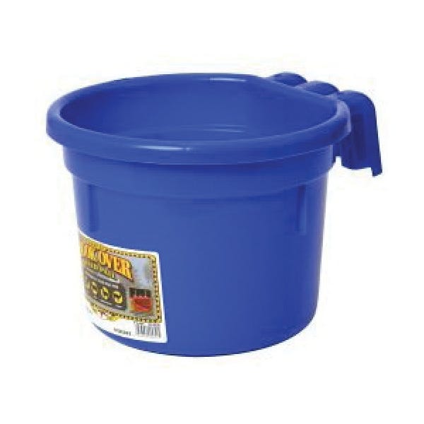 Little Giant CPHBLUE Hook Over Feed Pail, 8 qt Volume, Plastic, Blue