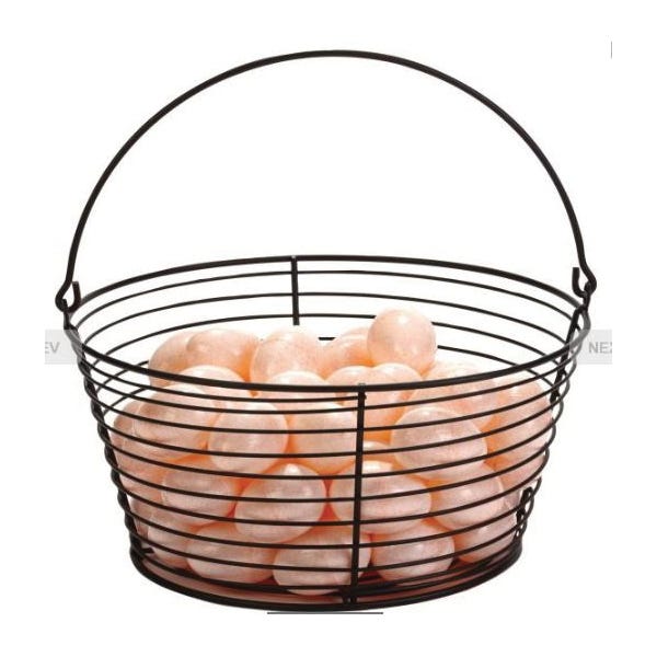 Miller Egg Basket, 13 in W, Black