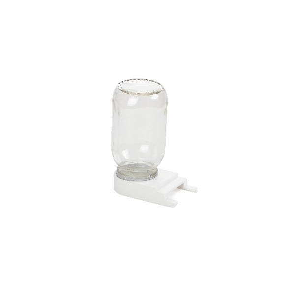 Little Giant Bee Entrance Feeder, 6-1/2 in L, 4 in W, 1 qt Capacity, Glass/Plastic, Clear