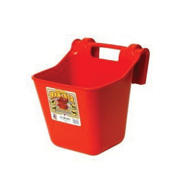 Little Giant HF12RED Hook Over Feeder, 12 qt Volume, Plastic, Red