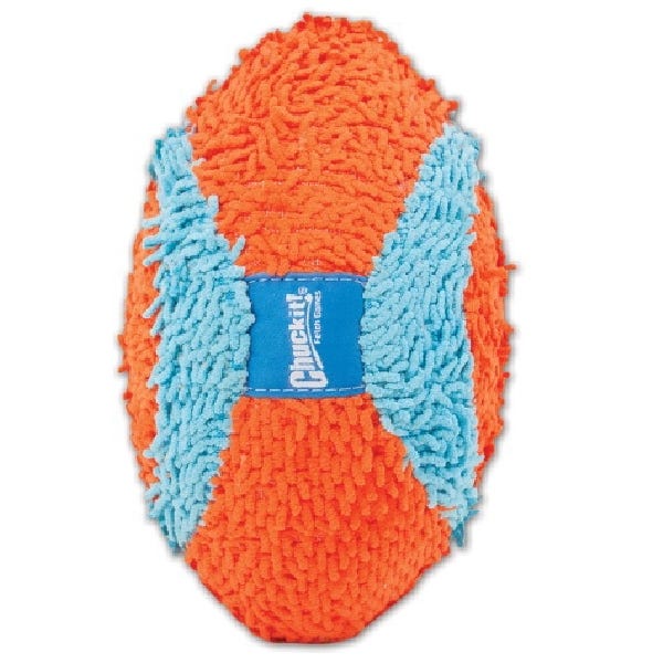 Chuckit! Dog Toy, M, Chenille, Blue/Orange