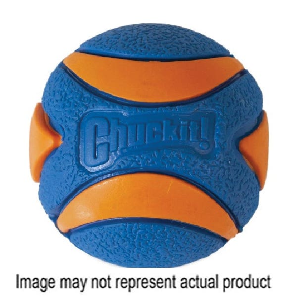 Chuckit! Dog Toy, L, Buoyant, Rubber, Blue/Orange