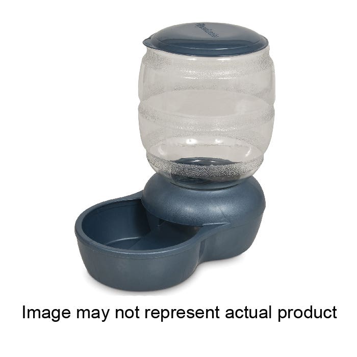 PETMATE Replendish Gravity Feeder with Microban, XS, Pearl Peacock Blue