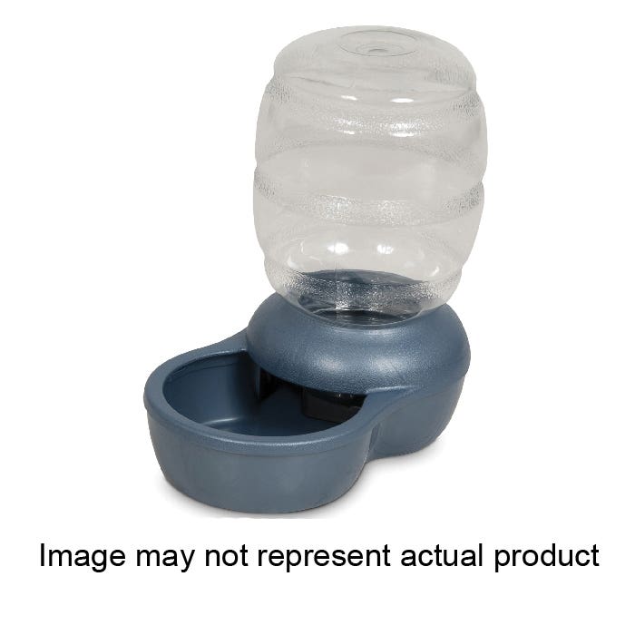 Petmate Replendish 24478 Gravity Waterer with Microban, M, 2.5 gal Volume, PET, Pearl White