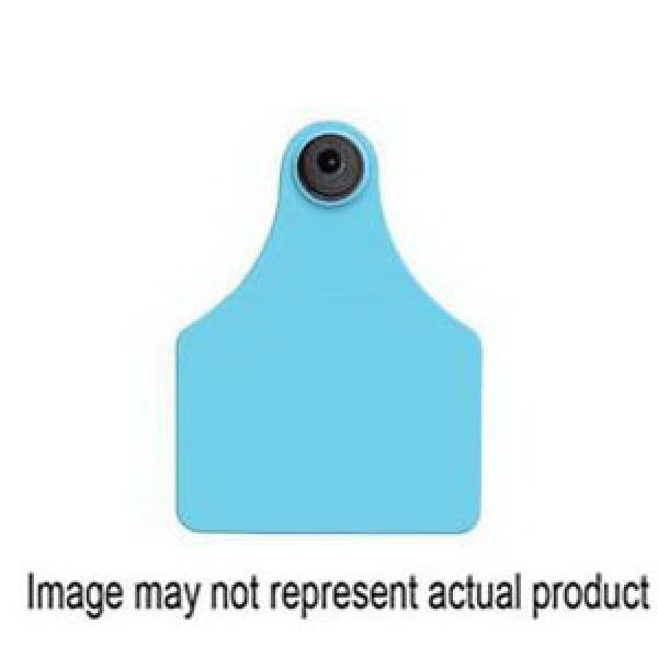 Allflex GLF150/GSM-B Female/Male Ear Tag, L, 2-1/4 in L, 3 in W, 126 to 150, Polyurethane, Blue