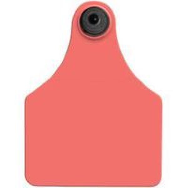 Allflex GXF200/GSM-R Female/Male Ear Tag, Maxi, 4 in L, 3 in W, 176 to 200, Polyurethane, Red
