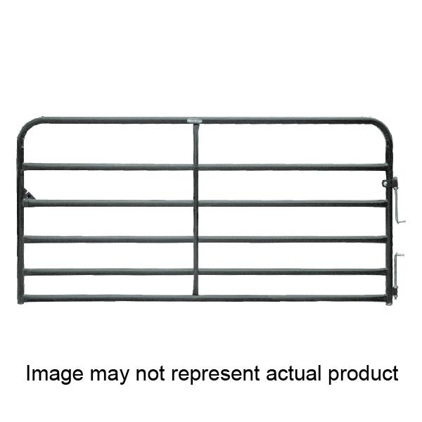 Priefert 10' Bull Gate – Round, 2" Grey