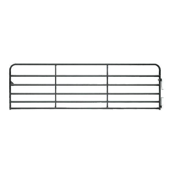 Priefert Gate 14 ft Round Bull 2 in Grey