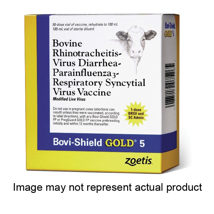 Bovi-Shield Gold 5, Cattle Vaccine, 5 ds.