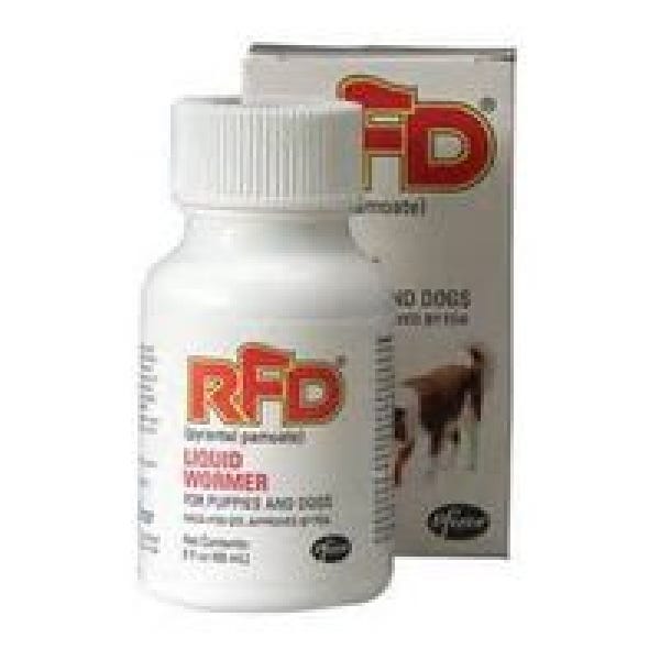 RFD Dog Liquid Wormer, 60 mL Bottle