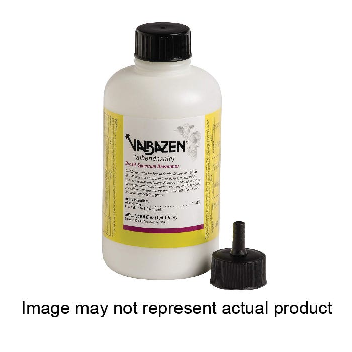 Zoetis Valbazen Broad Spectrum Oral Dewormer for Cattle, Goats, Sheep, 5 L