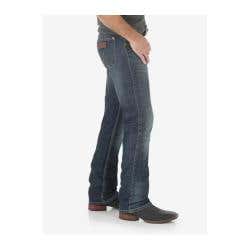 Wrangler Retro Series WLT88BZ-36X34 Jeans, 36 in Waist, 34 in L Inseam, Bozeman, Slim, Straight Fit, Stretchable