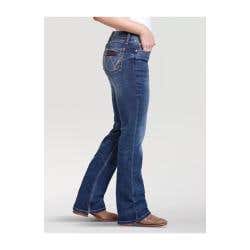 Wrangler Retro Series MAE Jeans, 9, 31 to 31-1/2 in Waist, 32 in L Inseam, MS Wash, Bootcut, Regular Fit