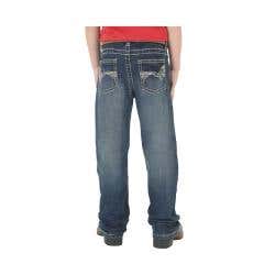 Wrangler 20X Series 42JWXMD-7R Western Vintage Jeans, Boy's, 7, 23 to 24-1/2 in Waist, Midland, Regular, Stretchable