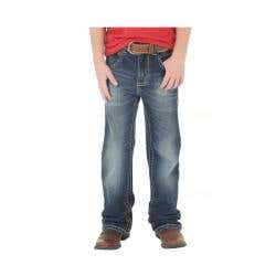 Wrangler 20X Series 42JWXMD-7R Western Vintage Jeans, Boy's, 7, 23 to 24-1/2 in Waist, Midland, Regular, Stretchable