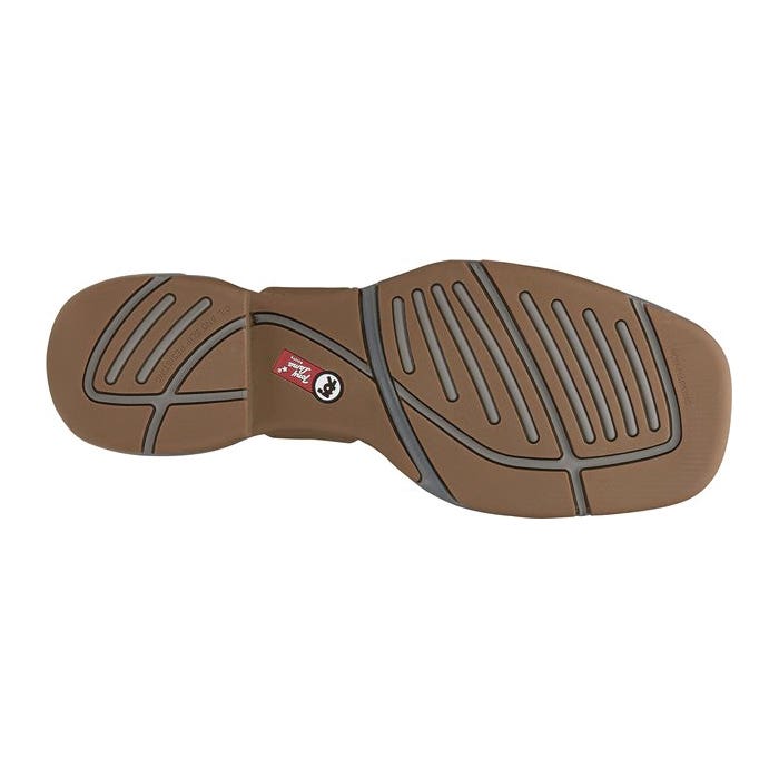 Tony Lama 3R Series Work Boots, EE W, 10, Brown, Cowhide Leather, Wide Toe