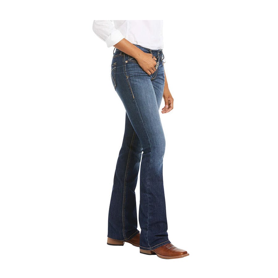 Ariat REAL Rosa Series Jeans, L, 31 in, 33 in L, Lita, Bootcut, Slim, Regular, Stretchable