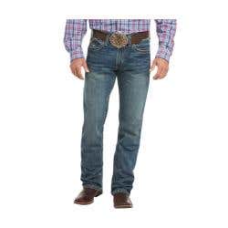 Ariat Boundary M4 Series Jeans, 38 in, 32 in L, Gulch, Bootcut, Relaxed, Non-Stretchable