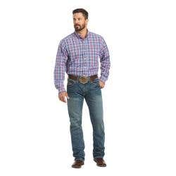 Ariat Boundary M4 Series Jeans, 34 in, 34 in L, Gulch, Bootcut, Relaxed, Non-Stretchable