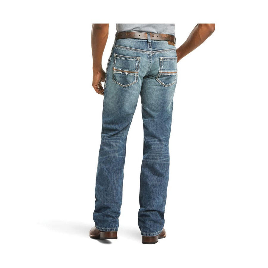 Ariat Coltrane M4 Series Jeans, 32 in, 38 in L, Durango, Bootcut, Relaxed, Non-Stretchable