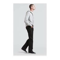 Levi's 501 Shrink-to-Fit Series 005010000-38X32 Jeans, 38 in Waist, 32 in L Inseam, Rigid Dark Wash, Regular