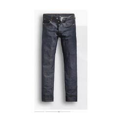 Levi's 501 Shrink-to-Fit Series 005010000-38X32 Jeans, 38 in Waist, 32 in L Inseam, Rigid Dark Wash, Regular