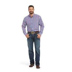 Ariat Adkins M4 Series Jeans, 30 in, 34 in L, Turnout, Bootcut, Relaxed, Stretchable
