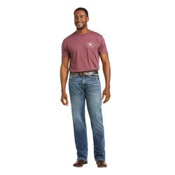 Ariat M5 Stillwell Series Jeans, 30 in, 34 in L, Fargo, Bootcut, Slim, Straight, Stretchable