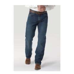 Wrangler 20X Series 01MWXRW-34X38 Competition Jeans, 34 in Waist, 38 in L Inseam, River Wash, Relaxed Fit