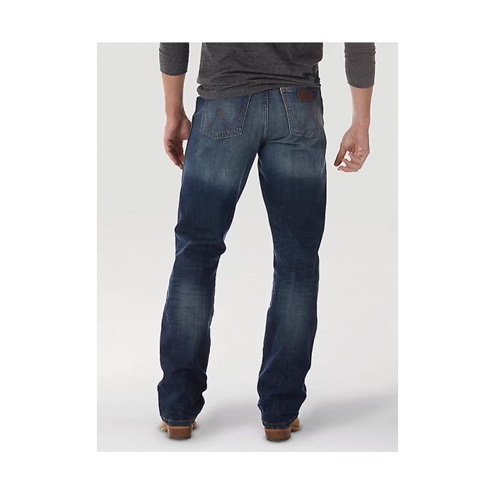 Wrangler Retro Series WRT20JH-36X32 Jeans, 36 in Waist, 32 in L Inseam, JH Wash, Bootcut, Relaxed Fit